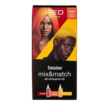 Red By Kiss Tintation Mix & Match All-Inclusive Kit – Tequila Sunrise - ANNS BEAUTY SUPPLY